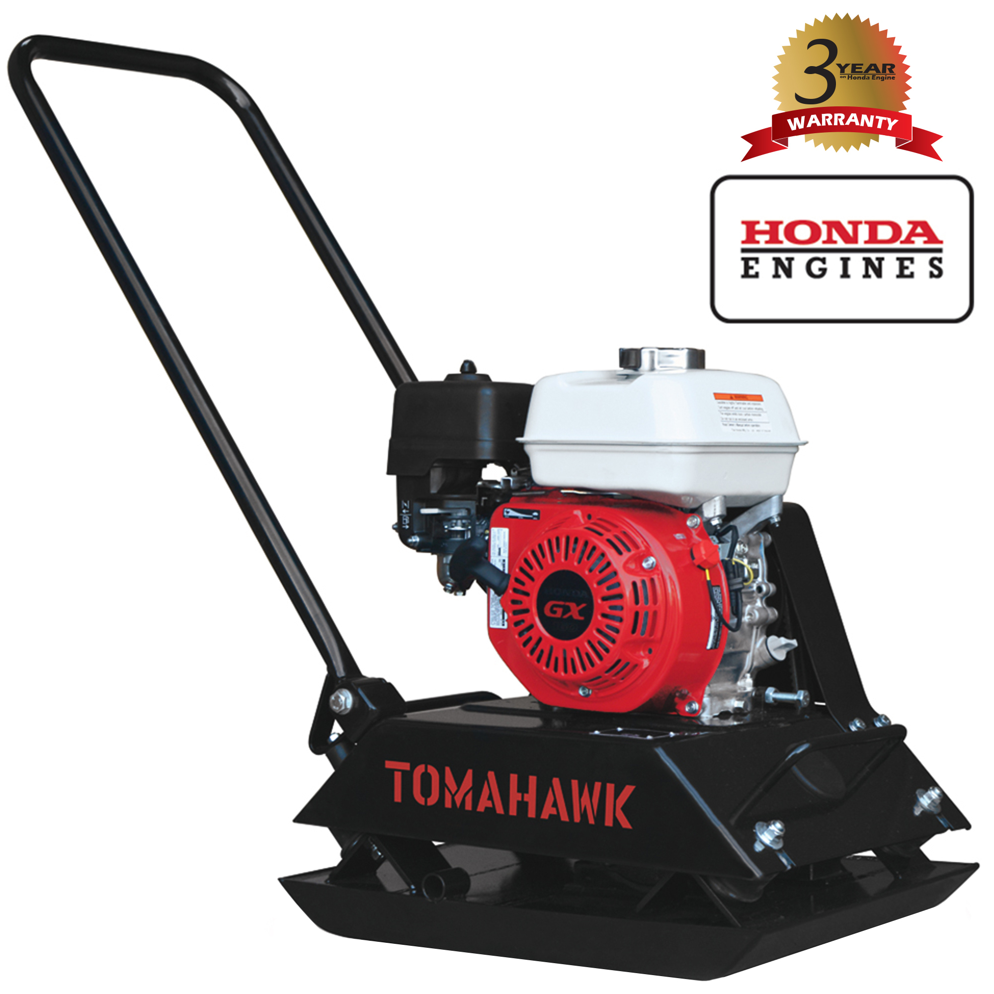 Tomahawk, 5.5HP Honda Compactor (60k), Engine Brand Honda, Engine Model GX160 Horsepower 5.5 HP, Model# TPC80H